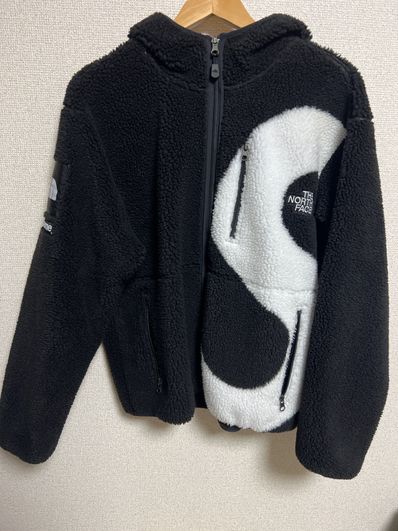 Supreme x The North Face S Logo Hooded Fleece Jacket "Black"