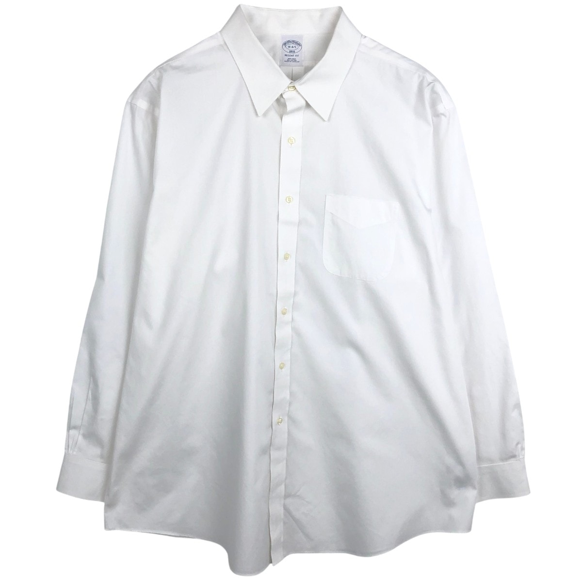 古着 ブルックスブラザーズ Brooks Brothers 1818 REGENT FIT 長袖 コットンシャツ メンズXXL相当/eaa662762