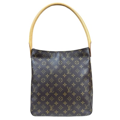 ルイヴィトン ルーピングGM モノグラム ショルダーバッグ モノグラムキャンバス M51145 ブラウン レディース LOUIS VUITTON 中古