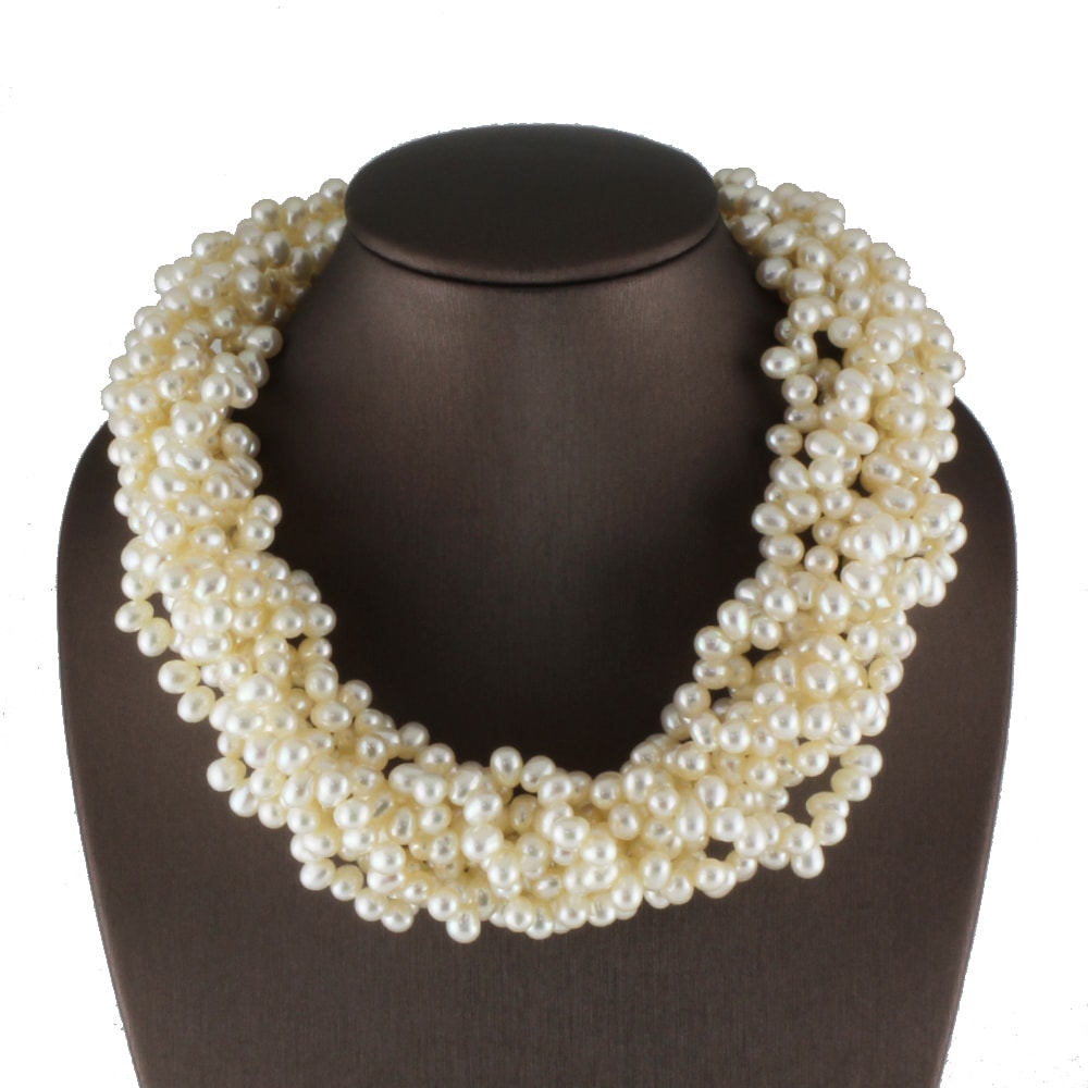 ティファニー トルセード パール ネックレス 18金 K18イエローゴールド パール レディース TIFFANY&Co. 中古