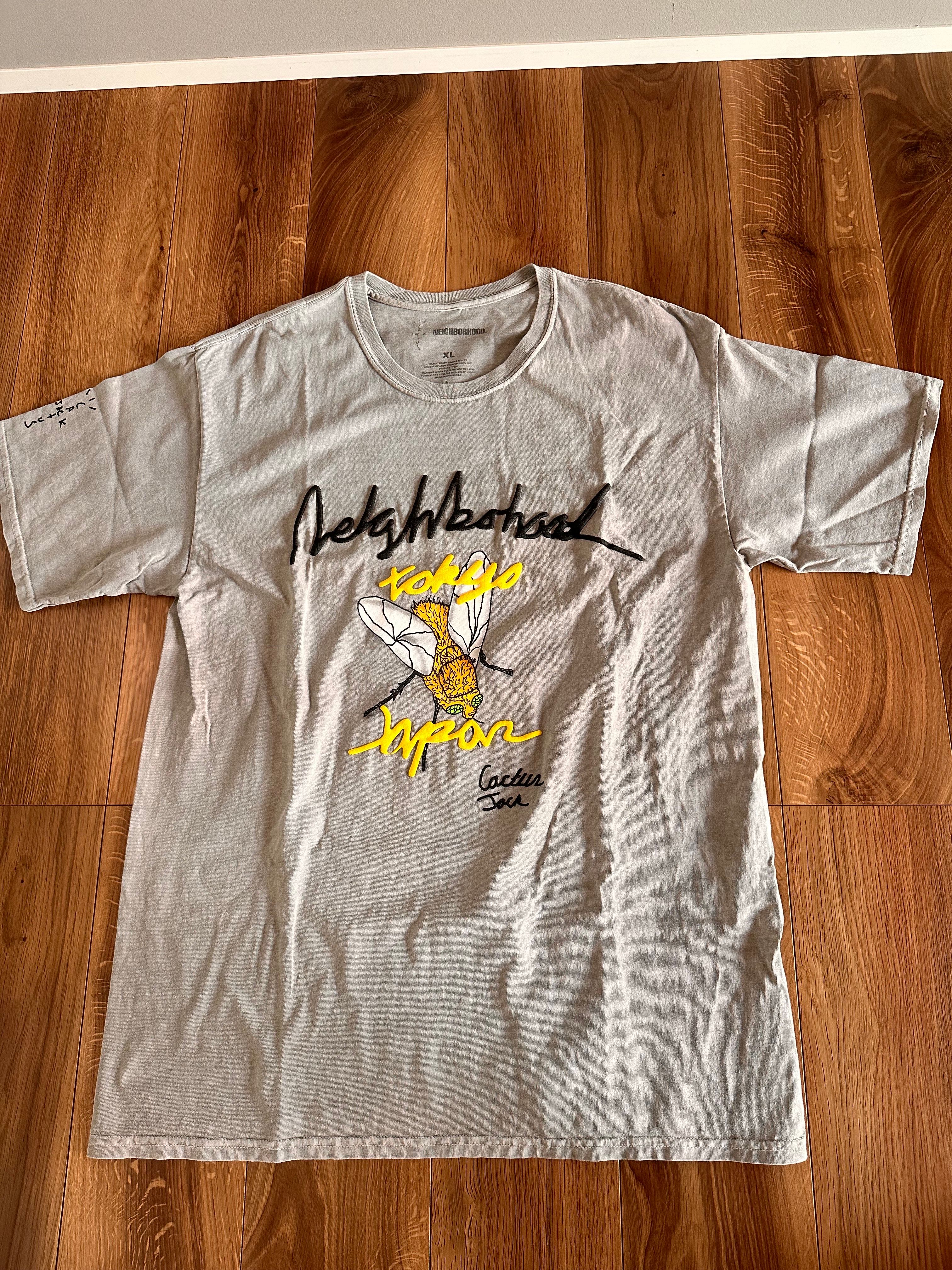 NEIGHBORHOOD Travis Scott Cactus Jack Carousel T-shirt "Grey"