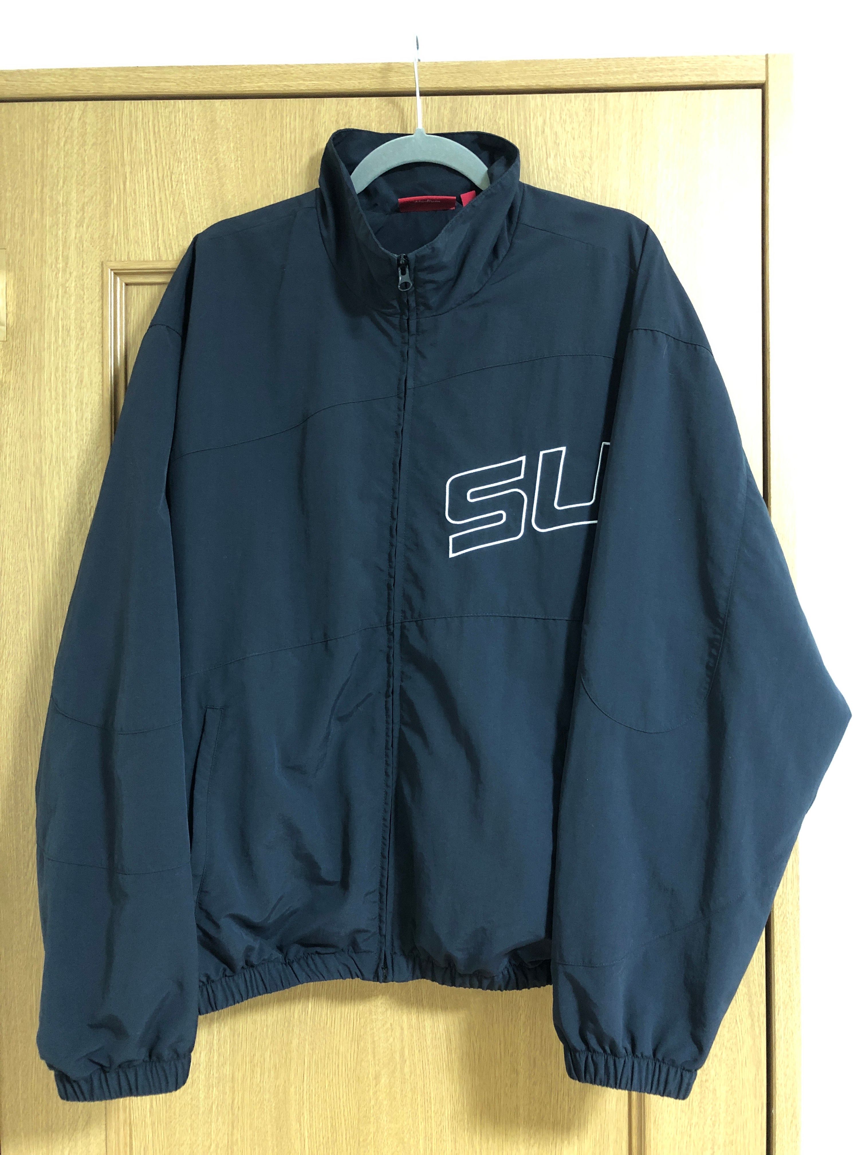 Supreme Curve Track Jacket "Black"