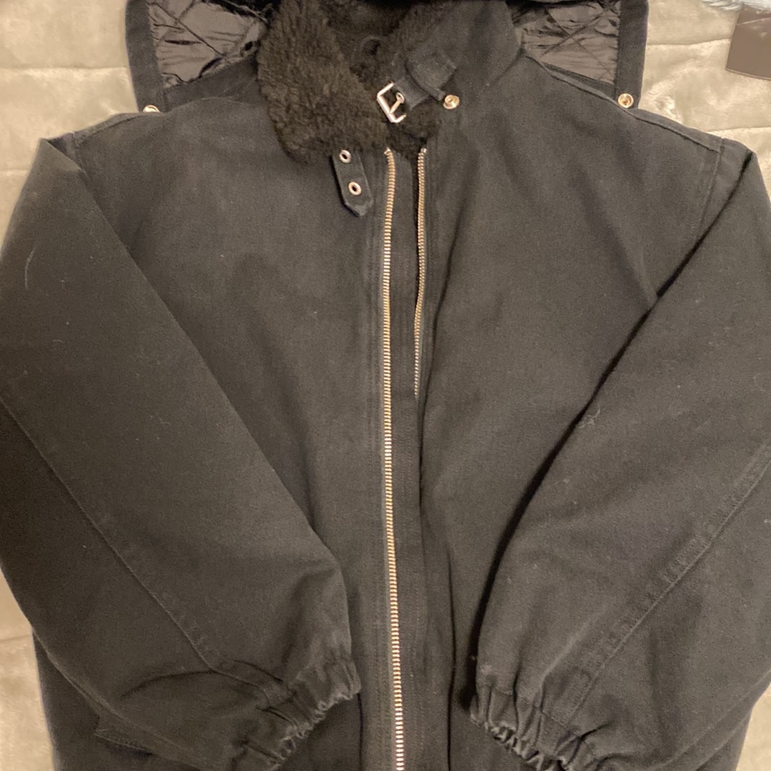 Supreme Faux Shearling Lined Bomber Jacket 