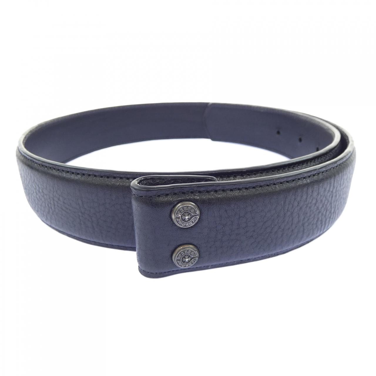 クロムハーツ CHROME HEARTS STRAP 1.5 BLK HVY WT LTHR 301015211A06 BELT