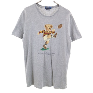 POLO RALPH LAUREN ポロラルフローレン 半袖 カスタムフィット Tシャツ M グレー