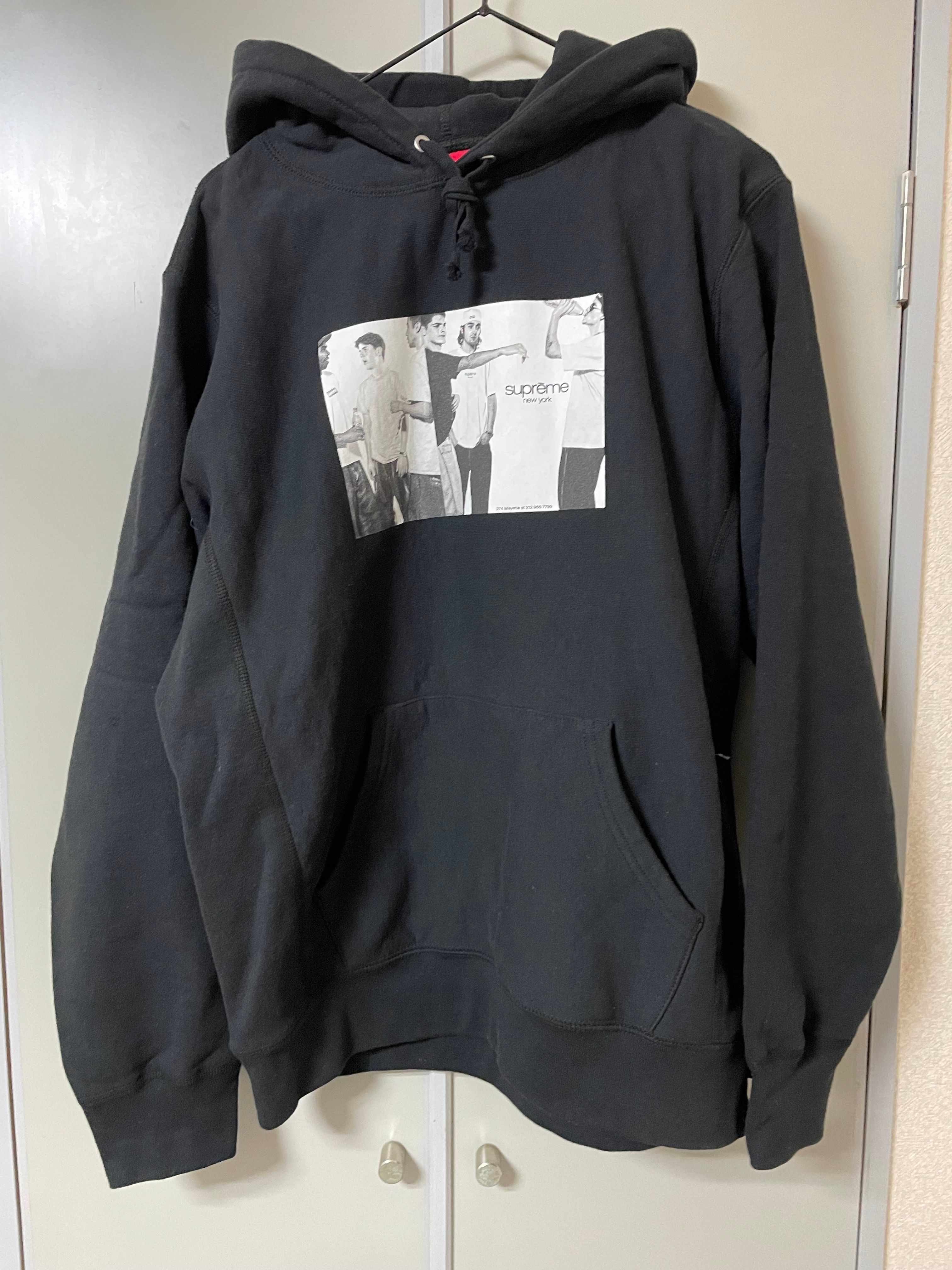 Supreme Classic Ad Hooded Sweatshirt "Black"
