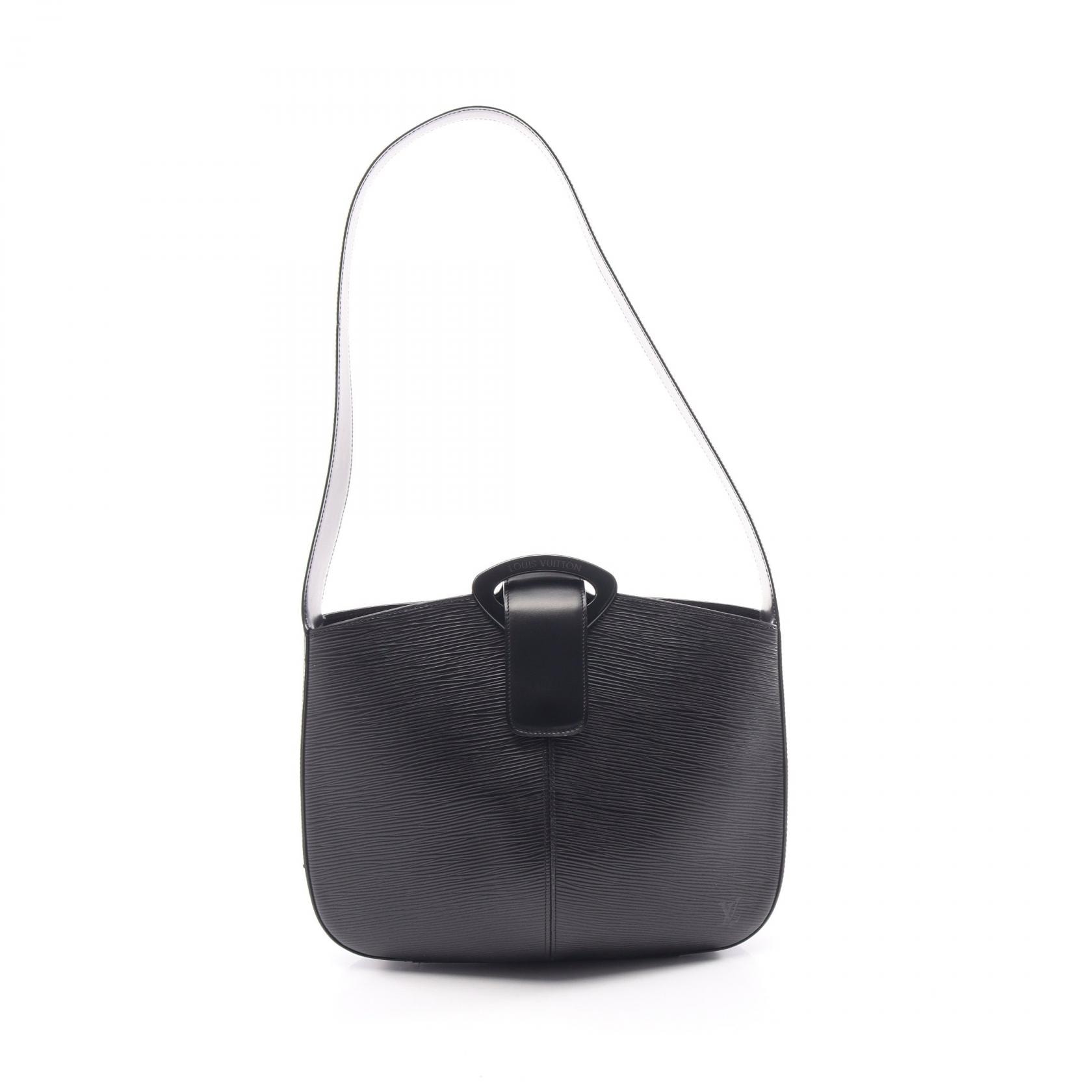 ルイ・ヴィトン LOUIS VUITTON レヴリ エピ ノワール ショルダーバッグ バッグ レザー レディース ブラック系 M52162 【中古】