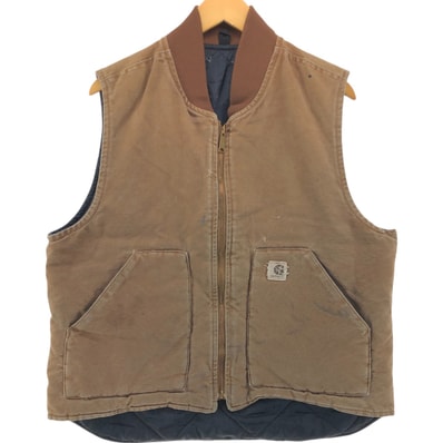 古着 90年代 カーハート Carhartt クラシックベスト ダックベスト メンズXL相当 ヴィンテージ/evb029027