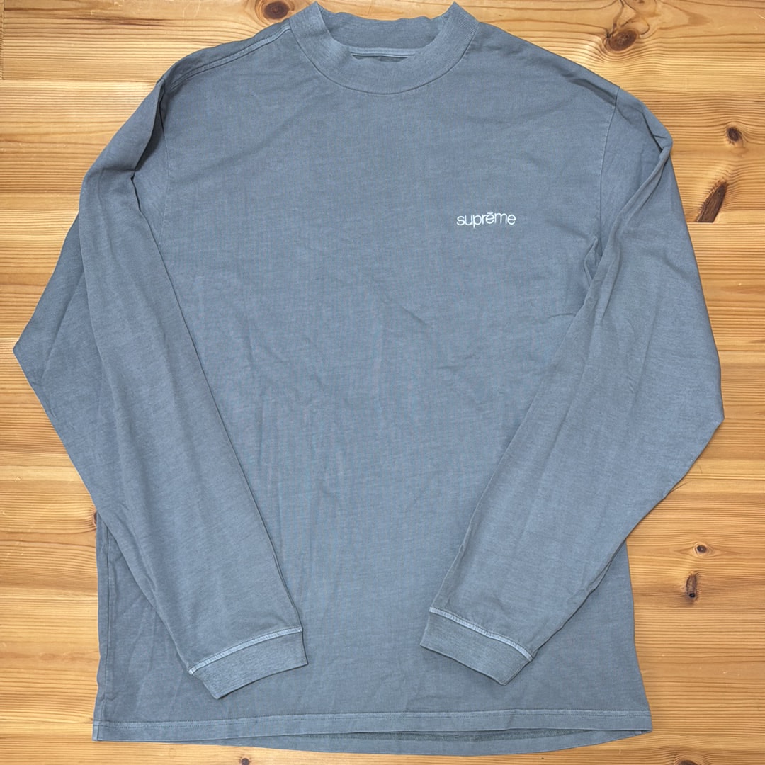 Supreme Mock Neck L/S Top "Grey"