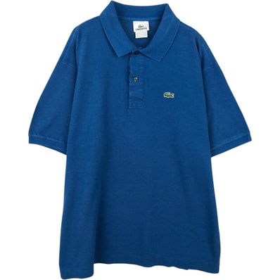 古着 90年代 ラコステ LACOSTE フランス企画 半袖 ポロシャツ 7 メンズXXL相当 ヴィンテージ/eaa644740