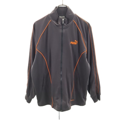 PUMA プーマ 90s ヒットユニオン オールド トラックジャケット L チャコールグレー ジャージ
