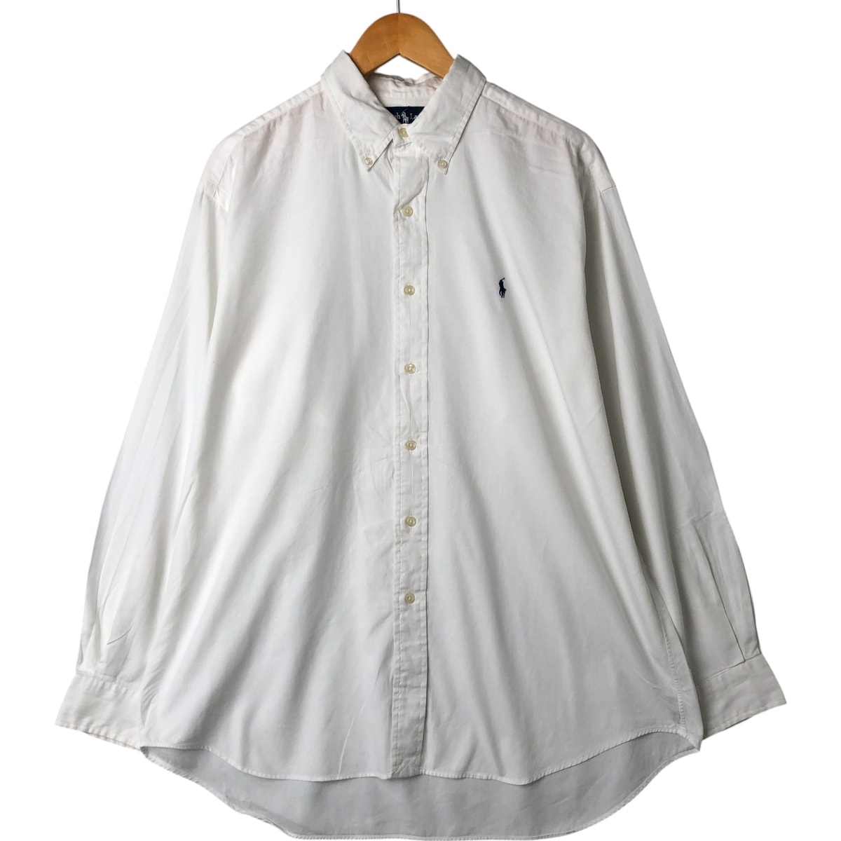 古着 ラルフローレン Ralph Lauren YARMOUTH 長袖 ボタンダウンシャツ メンズL相当/eaa549347