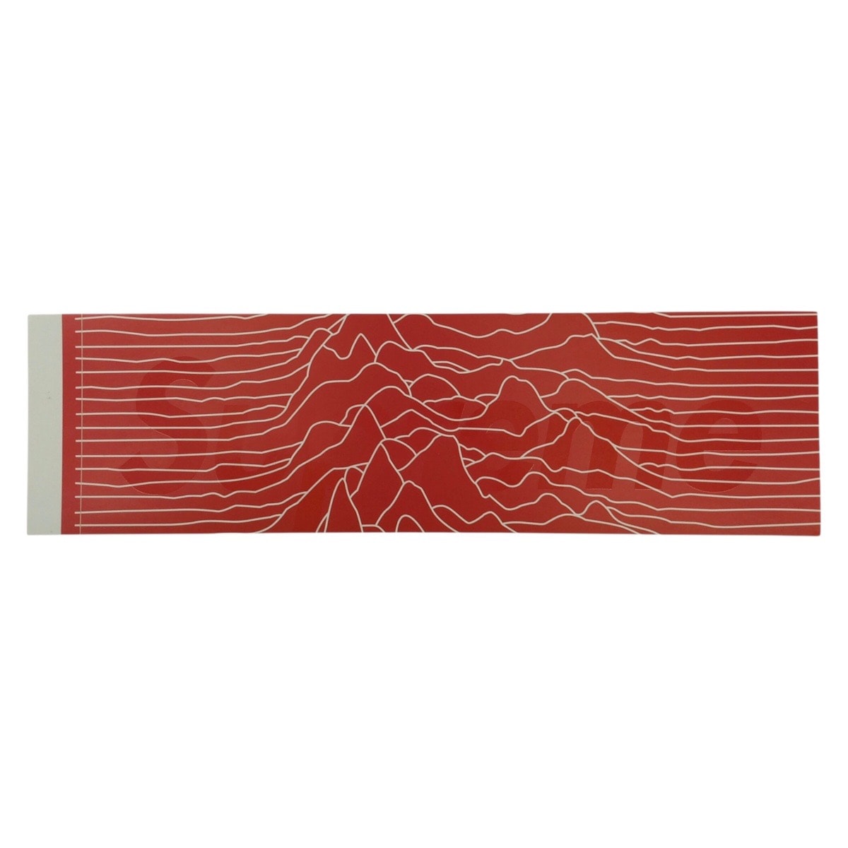 新品未使用 Supreme シュプリーム Peter Saville×Supreme Joy Division Box Logo Sticker レッド ビニール その他小物 604769 【中古】
