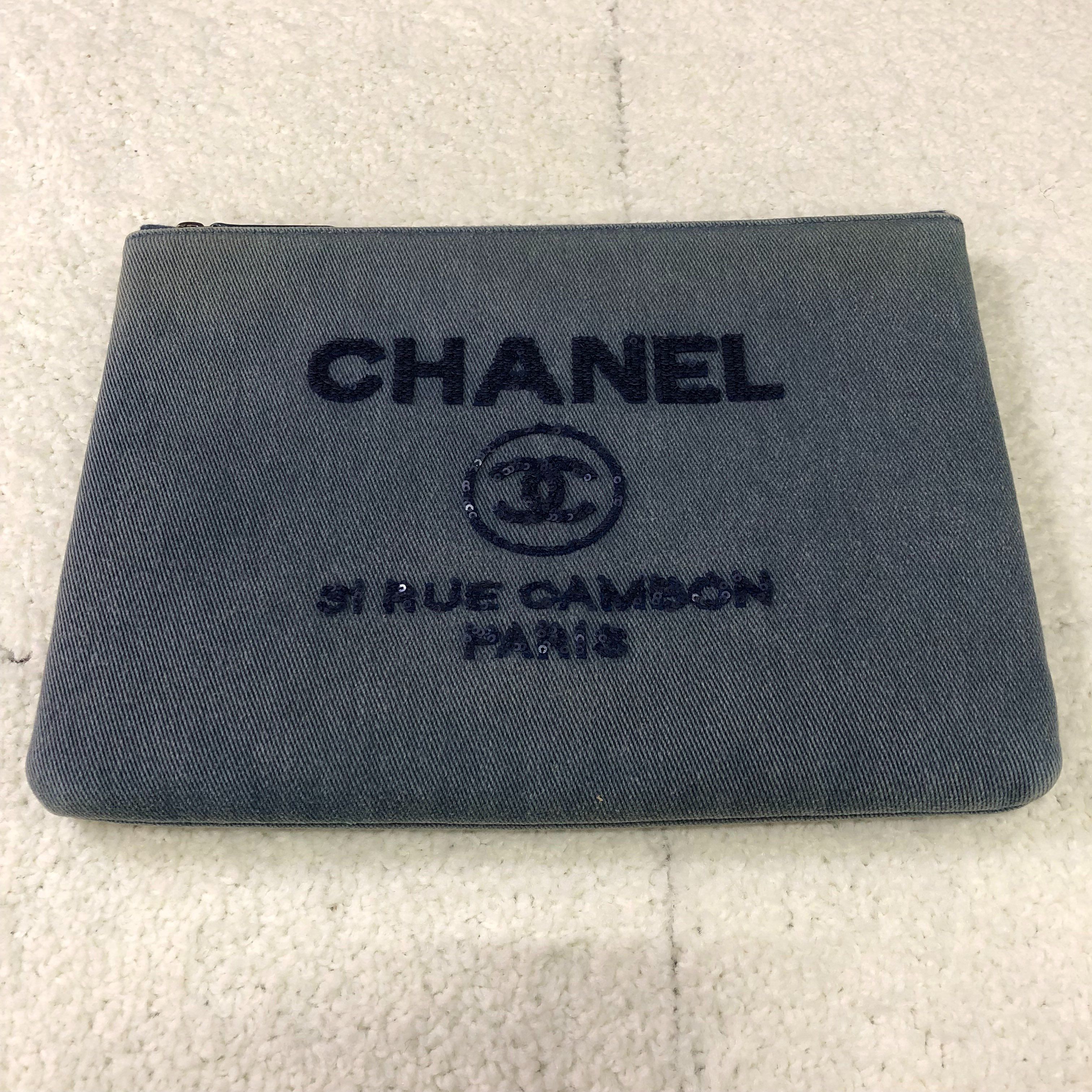 CHANEL Deauville Clutch Bag