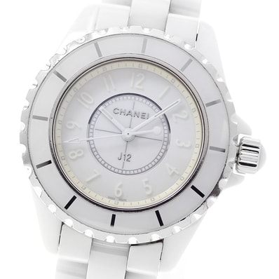 シャネル J12 ホワイトファントム H3442 レディース 【中古】