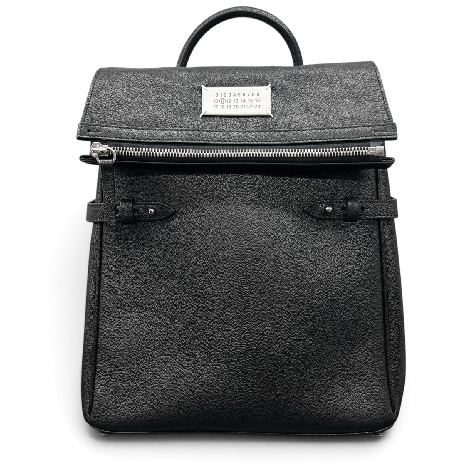 Maison Margiela 希少 極美品 メゾンマルジェラ 26SS 5AC TOP HANDLE BACKPACK トップハンドルバックパック 3way SB1WA0018 ゴートレザー ハンドバッグ ショルダーバッグ マルタン Aランク 鑑定済