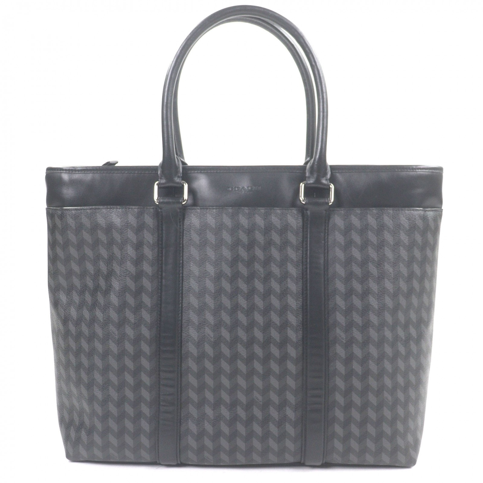 美品 コーチ ブリーフケース ブラック メンズ F29032