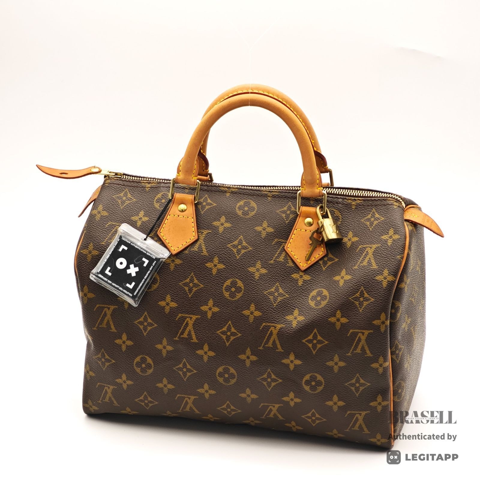 LOUIS VUITTON ルイ・ヴィトン スピーディ30 Monogram スピーディ30 M41108 TH1001 ハンドバッグ Monogram Canvas Brown レディース