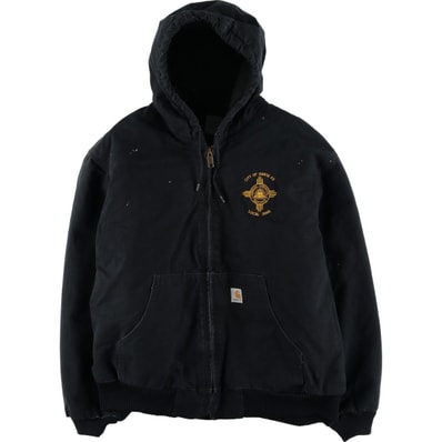 古着 カーハート Carhartt アクティブジャケット 中綿入り ダックフルジップパーカー USA製 メンズXXL相当/eaa603089