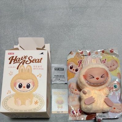 POP MART THE MONSTERS (LABUBU) Have a Seat Plush Series SISI