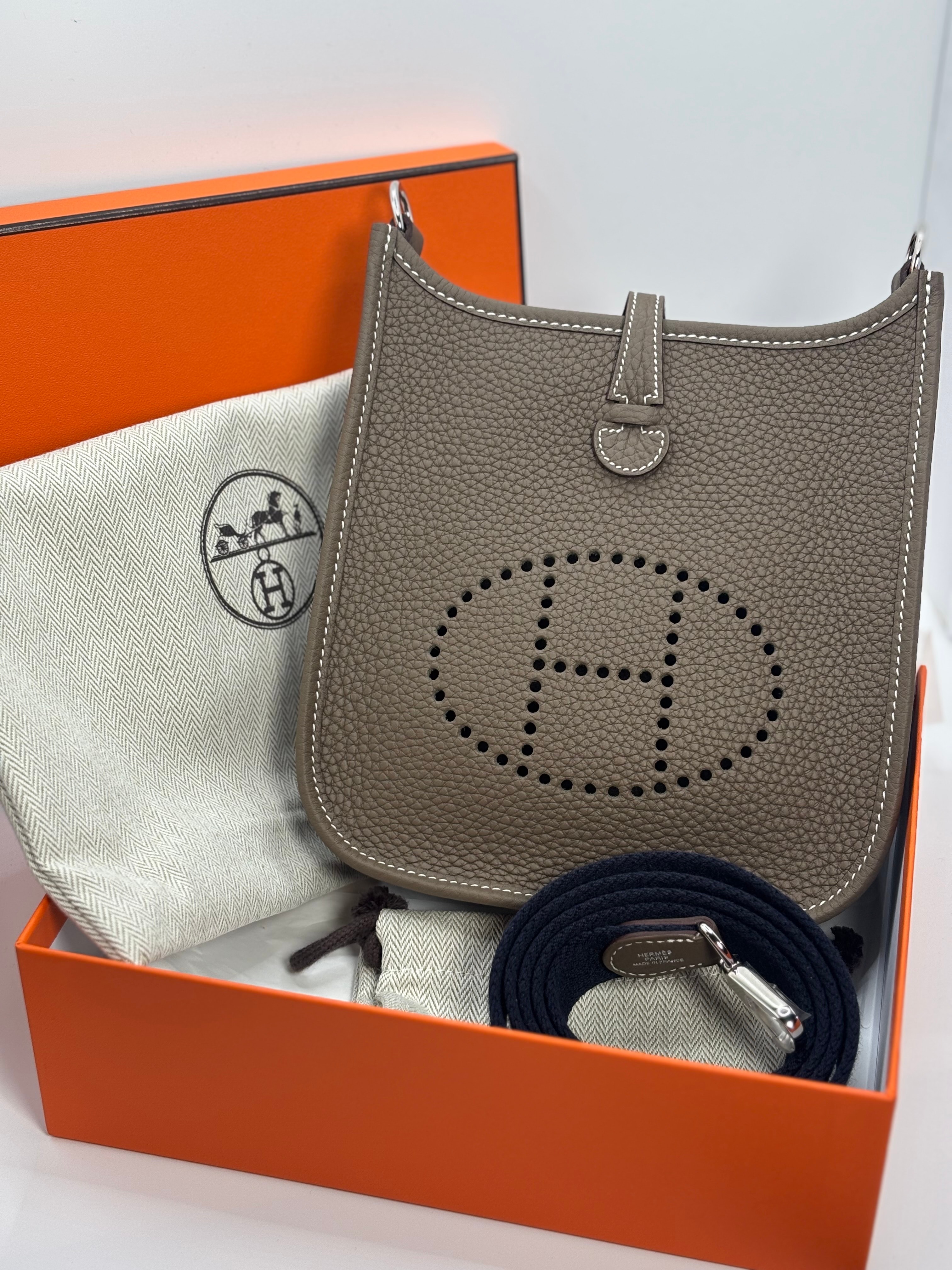 エルメス エブリン16 シルバー金具 "Etoupe" H069426CKBFE