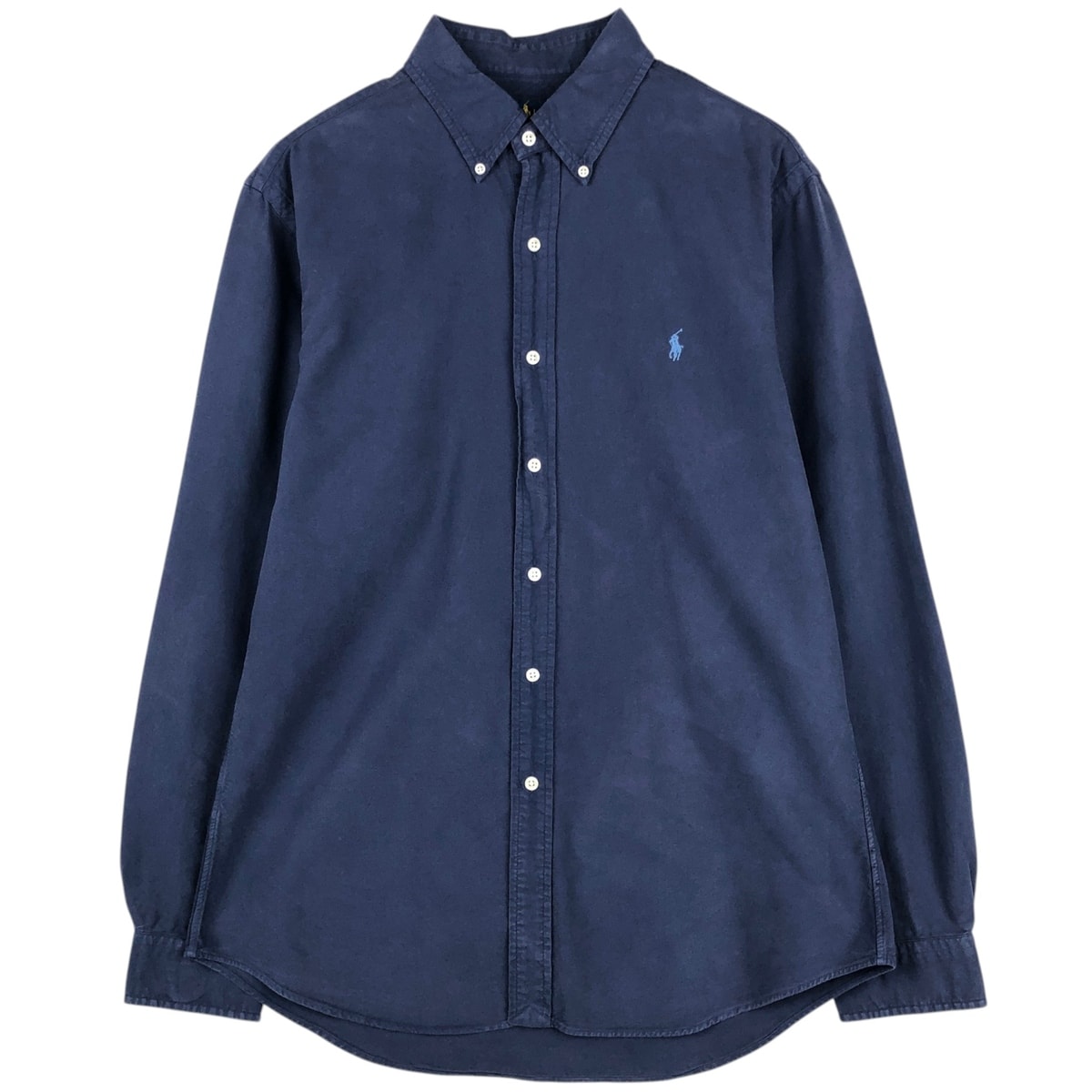 古着 ラルフローレン Ralph Lauren SLIM FIT スリムフィット 長袖 ボタンダウンシャツ メンズL相当/eaa628880