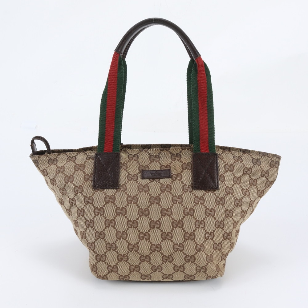 グッチ GGキャンバス シェリー ライン131228 トート バッグ