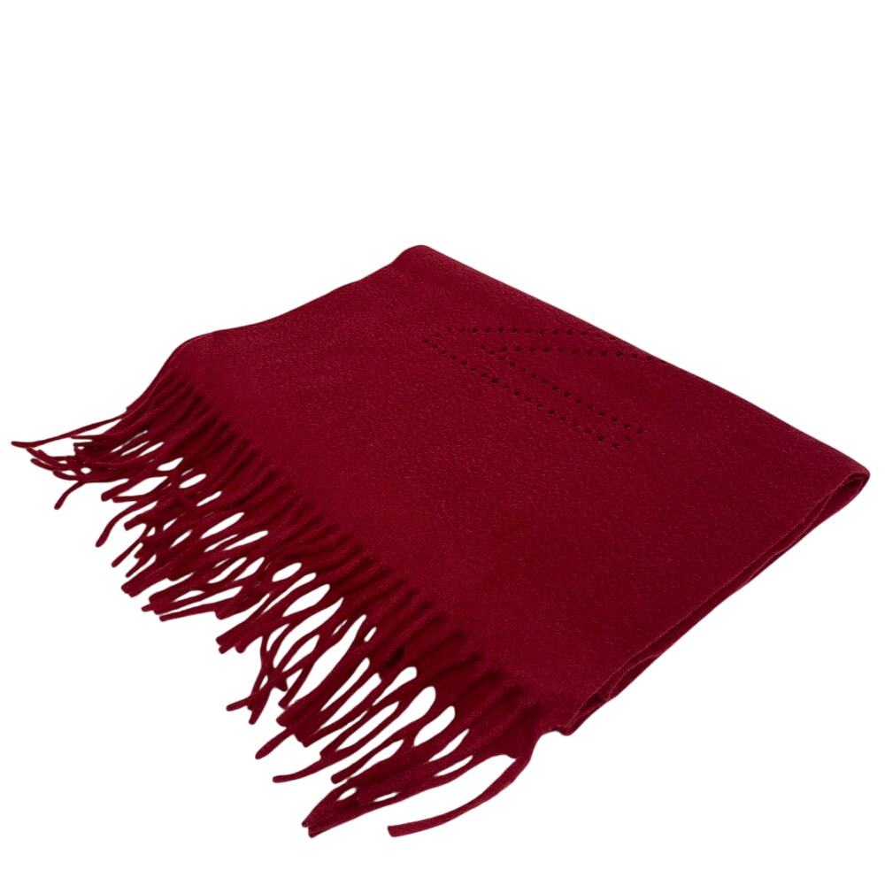 ルイヴィトン LOUIS VUITTON マフラー エシャルプ LV ペルフォ レッド