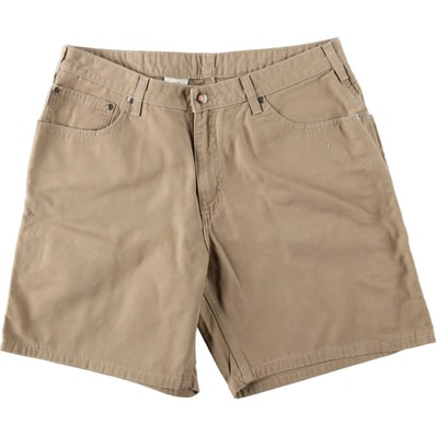 古着 00年代 カーハート Carhartt ダック地ショーツ ショートパンツ レディースXXL(w36)相当/eaa658242