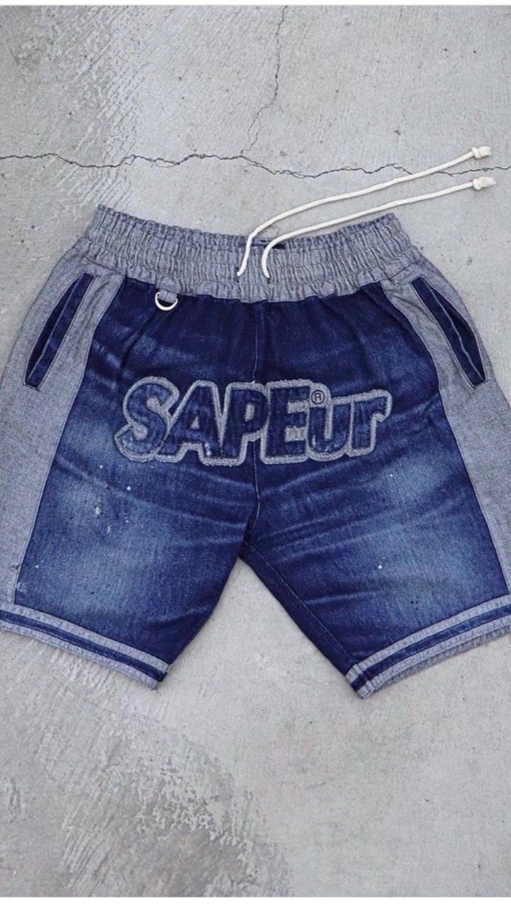 SAPEur MADE in JAPAN DENIM series BASKET SHORTS "Denim"