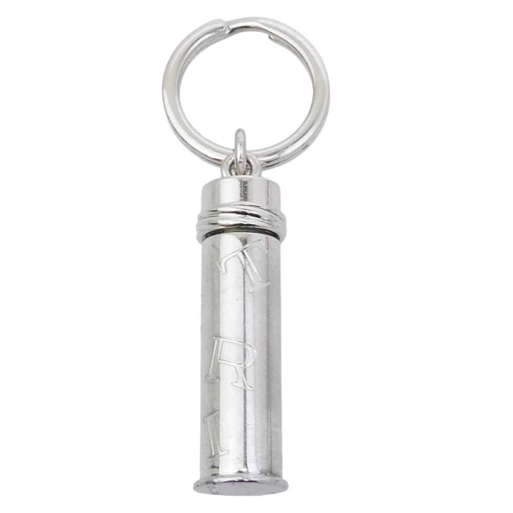 CARTIER カルティエ その他アクセサリー ロゴ アルファベット キーホルダー ピルケース シルバー系【中古】