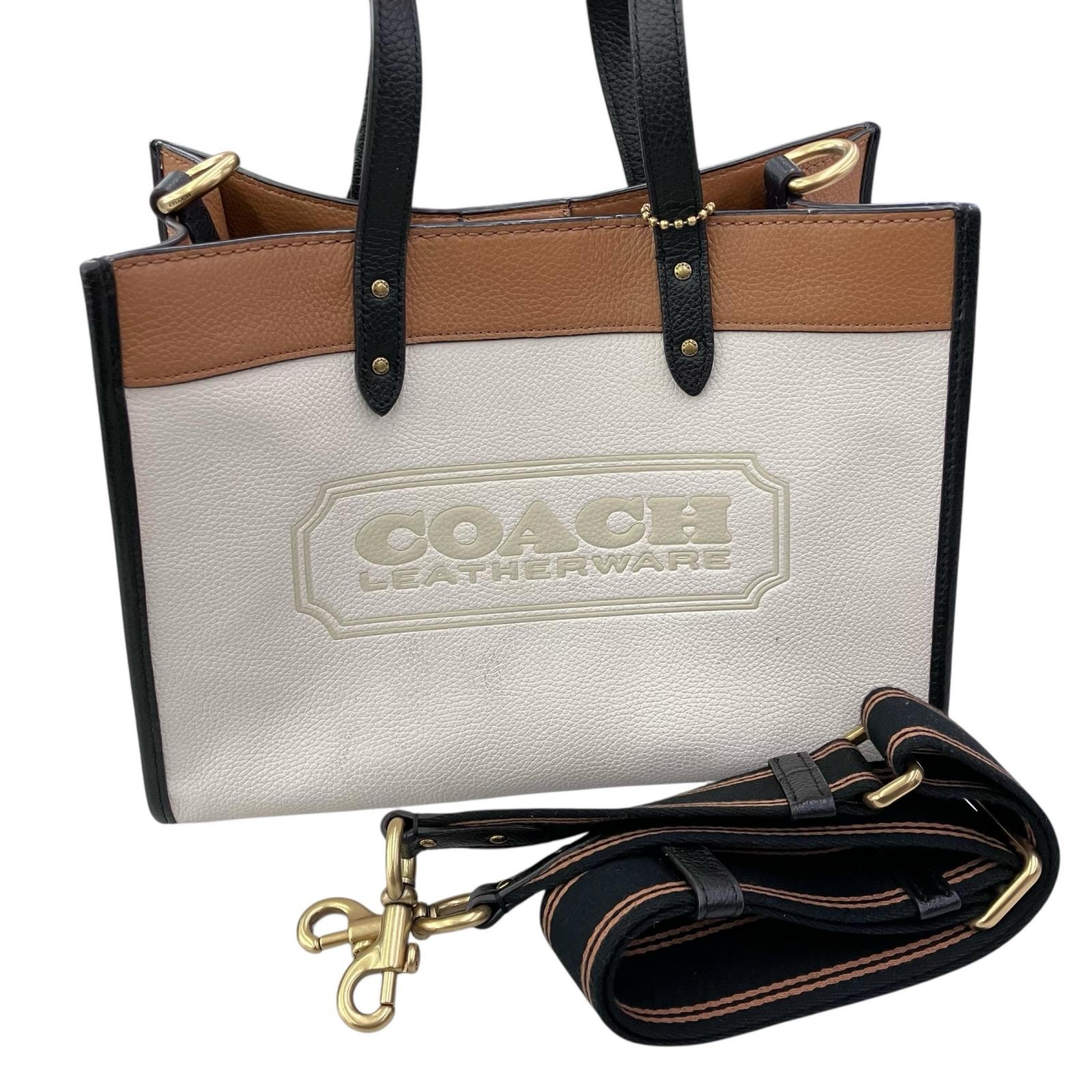 186005 現状品 COACH コーチ ハンドバッグ 2WAY フィールド C0777
