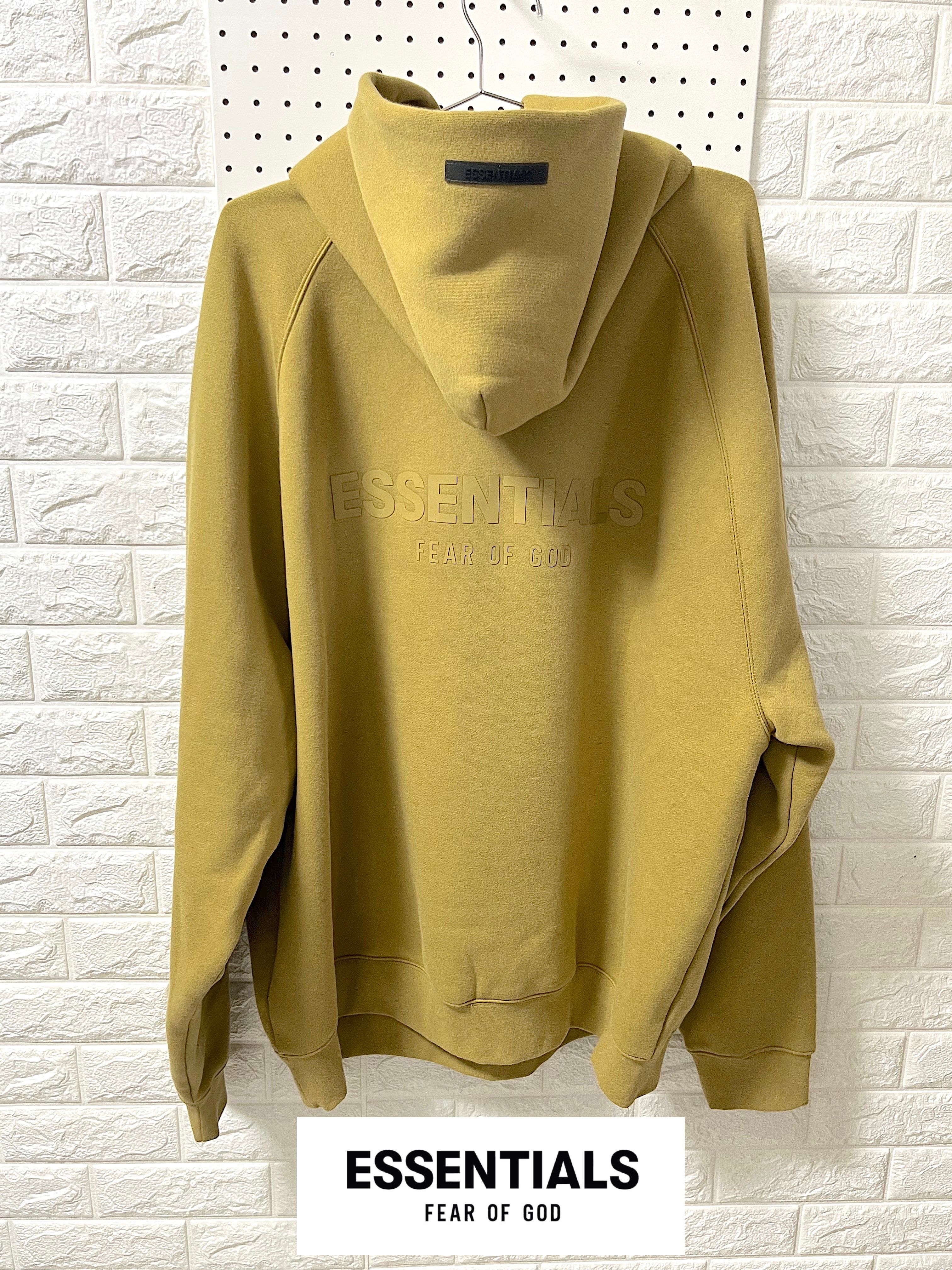 FEAR OF GOD ESSENTIALS PULLOVER HOODIE "Amber"