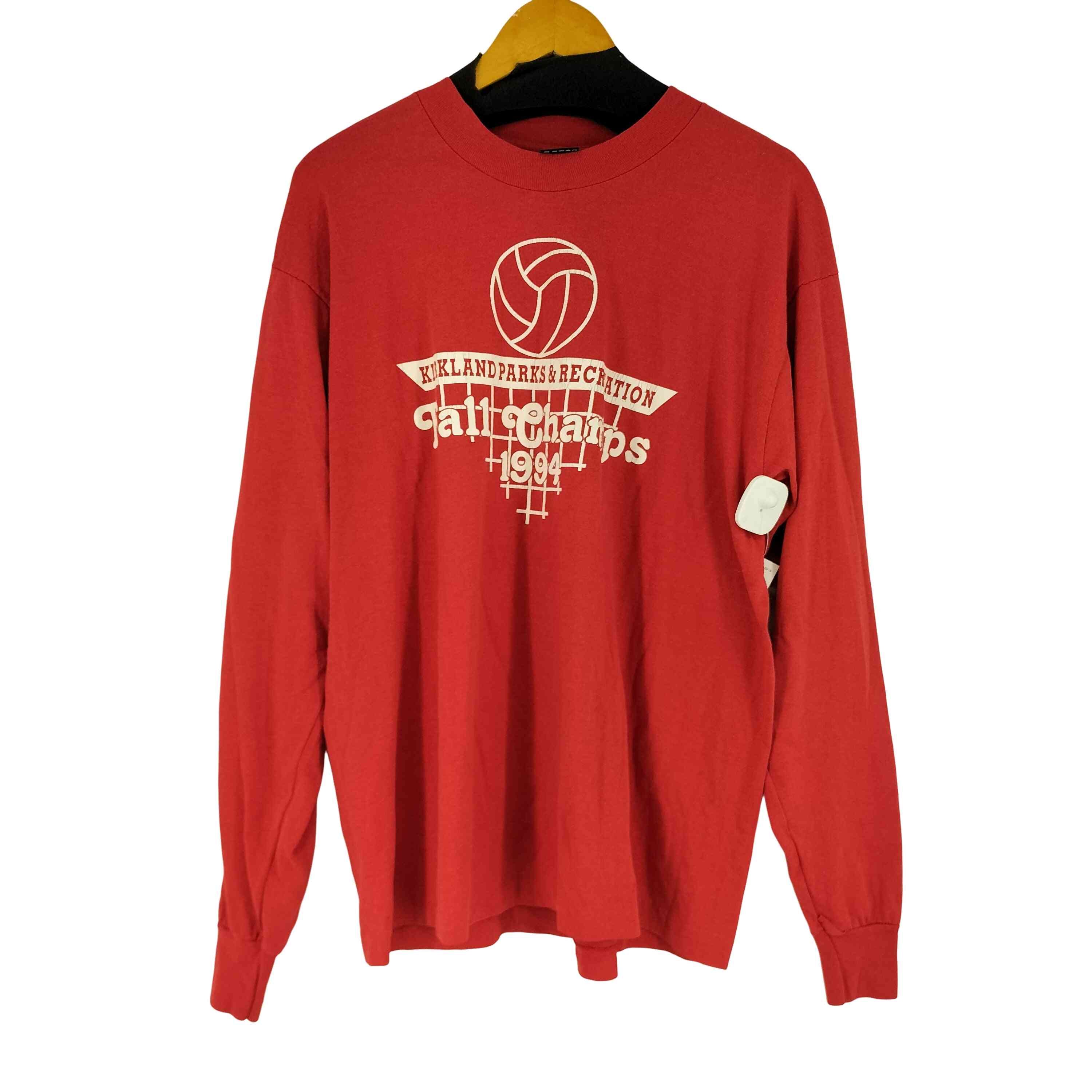 90S USA製 フロントプリント L/S Tシャツ【1141954794214】