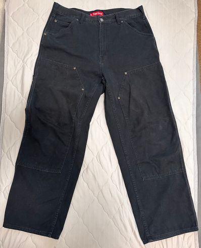 Supreme Double Knee Painter Pant "Black" (24FW)