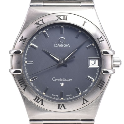 オメガ OMEGA 1512.40 コンステレーション デイト グレー クォーツ メンズ 良品 腕時計 G#146934