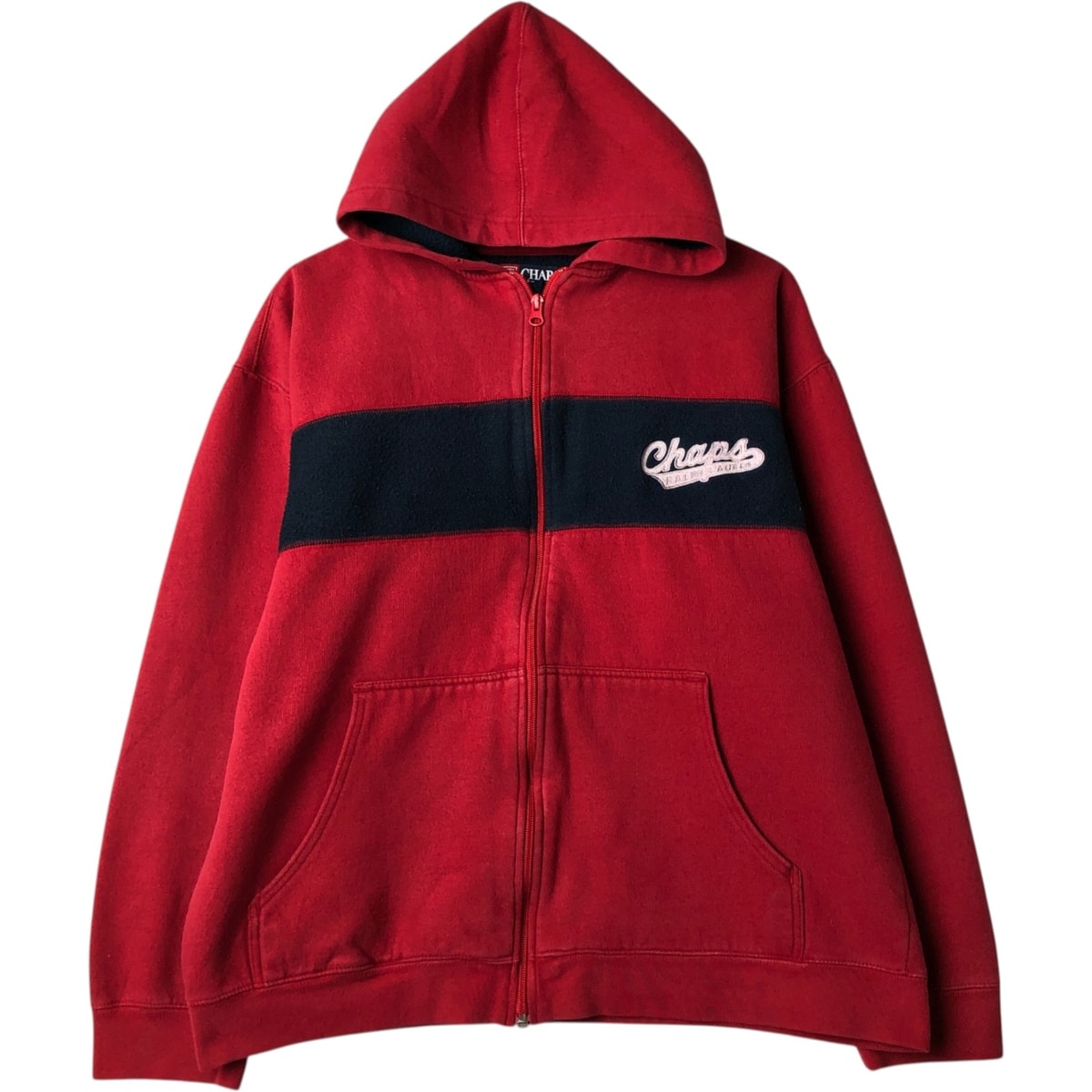 古着 ラルフローレン Ralph Lauren CHAPS チャップス スウェットフルジップパーカー メンズL相当/eaa624291