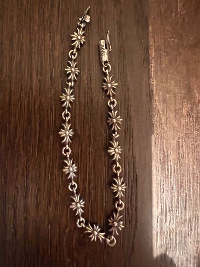 Chrome Hearts Tiny E CH Plus Bracelet 13Link "Silver"