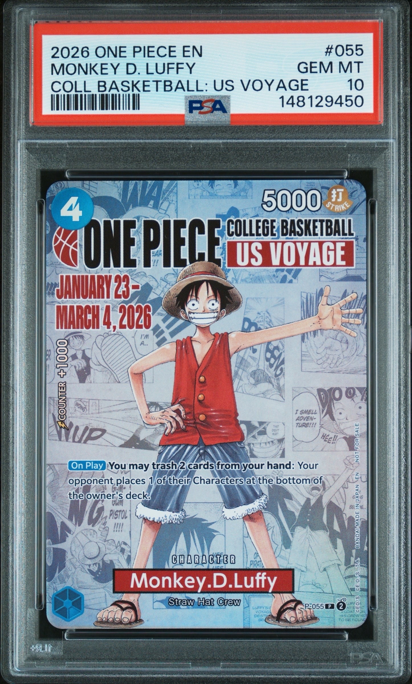 モンキー・D・ルフィ：P (未開封) [P-055]【英語版】(プロモーション