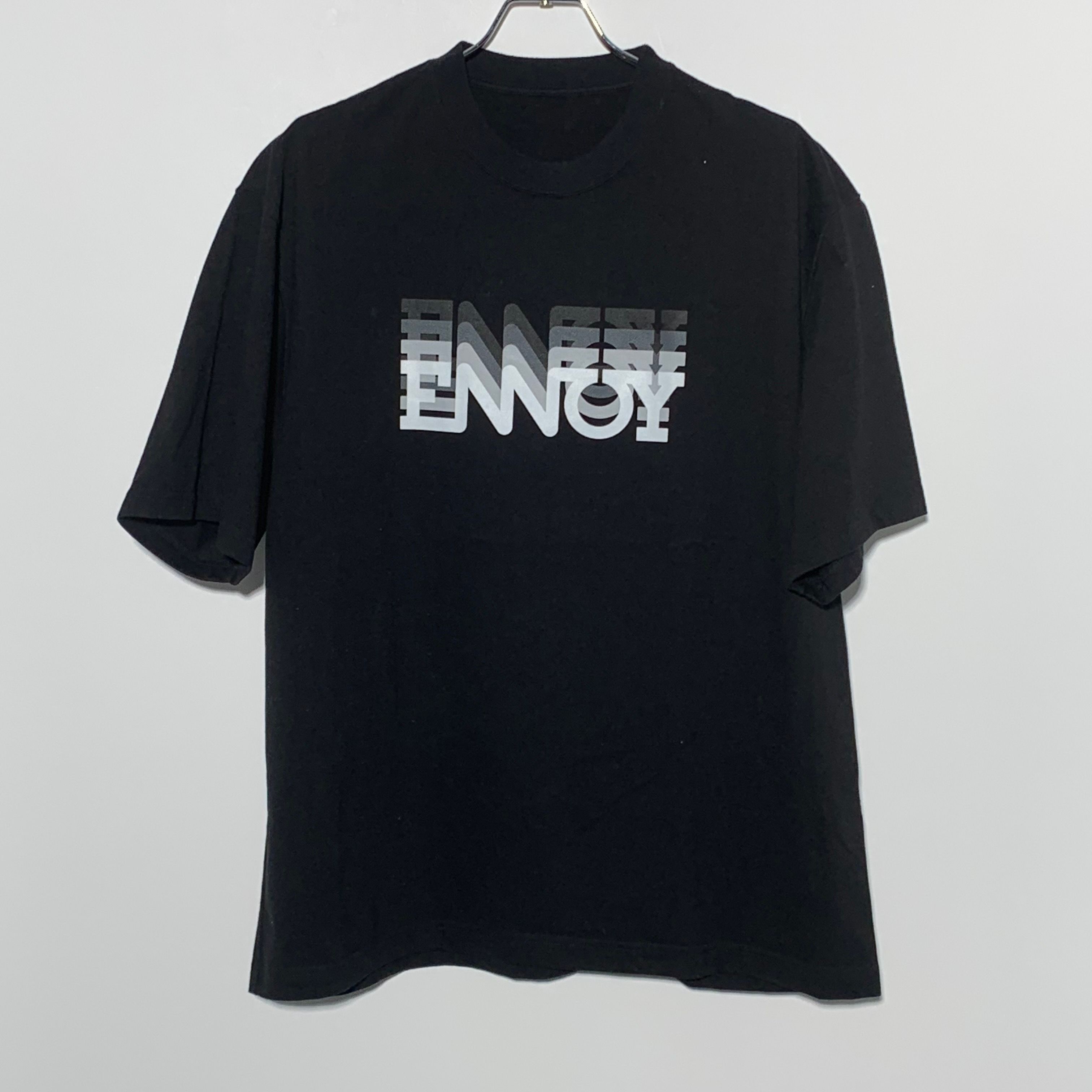 ENNOY Electric Logo Gradation ss Tee "Black"