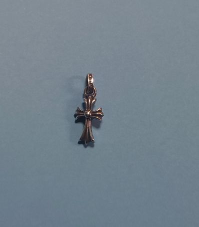 Chrome Hearts CH Cross Baby Fat Charm "Silver"