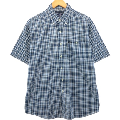 古着 ラルフローレン Ralph Lauren POLO SPORT ポロスポーツ 半袖 ボタンダウン チェックシャツ メンズM相当/eaa539446