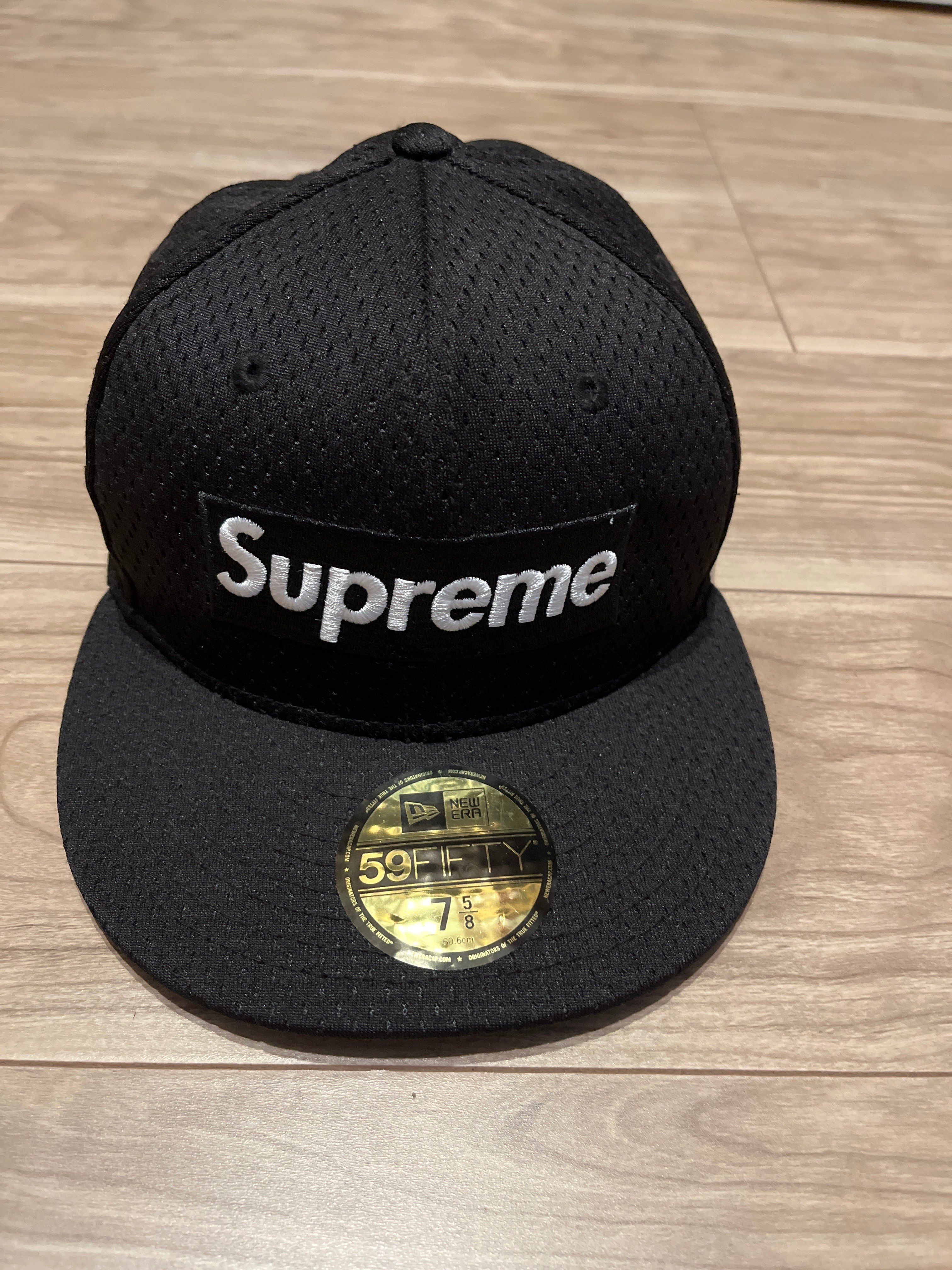 Supreme Mesh Box Logo New Era "Black"