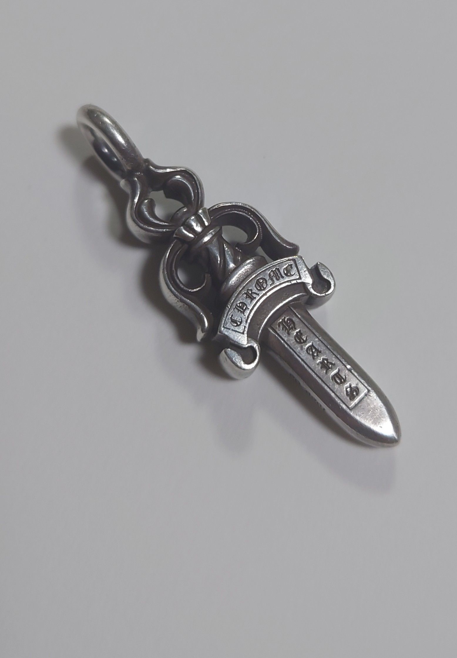 Chrome Hearts Double Dogger Pendant "Silver"