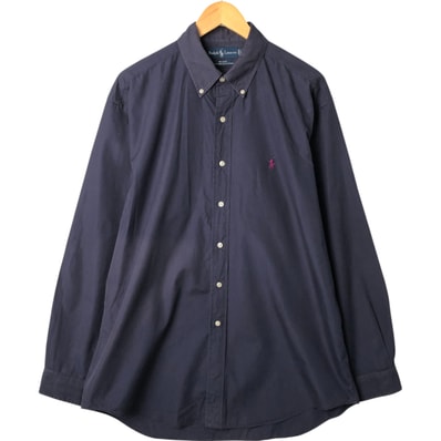 古着 ラルフローレン Ralph Lauren BLAKE 長袖 ボタンダウンシャツ メンズL相当/eaa531031