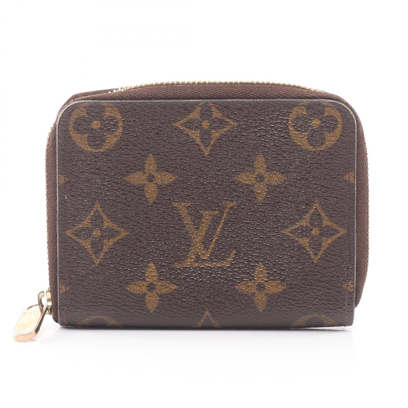 ルイ・ヴィトン LOUIS VUITTON ジッピー コインパース コインケース 財布 PVCコーティングキャンバス モノグラム レディース ブラウン系 M60067 【中古】