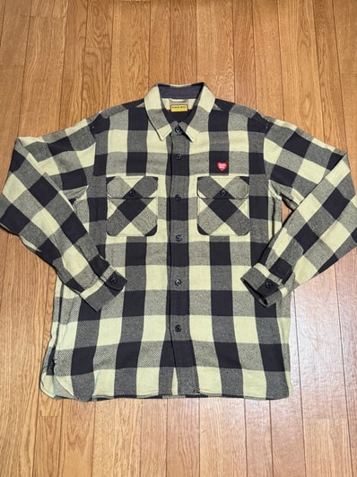 HUMAN MADE Check Shirt "Beige"