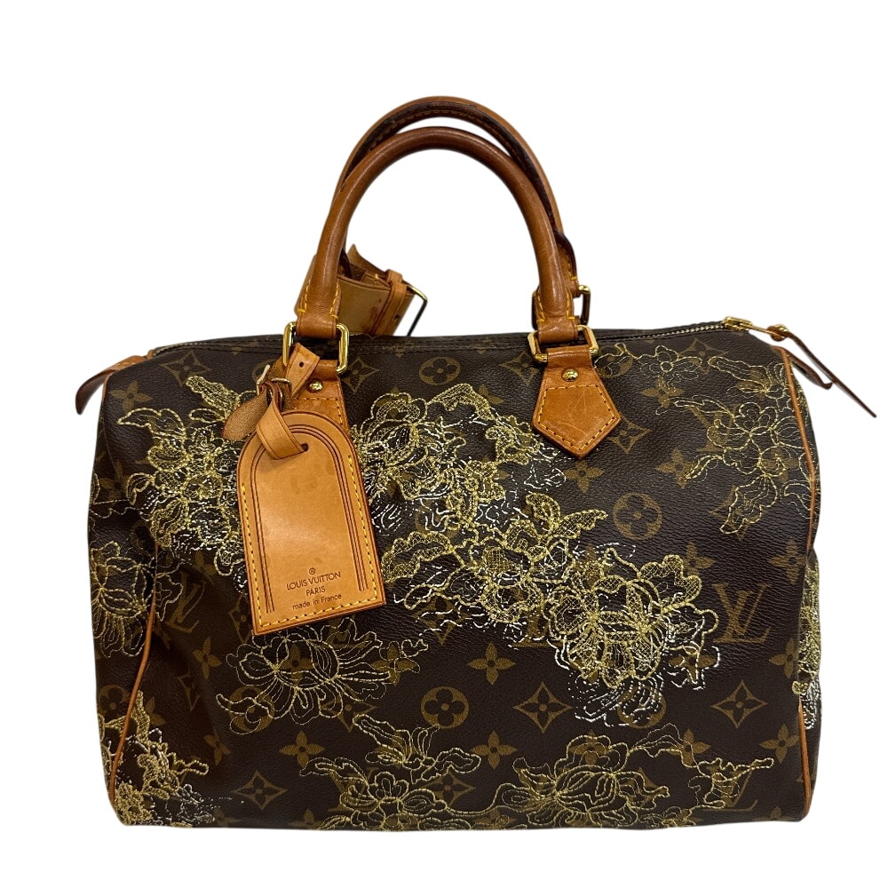 ルイヴィトン LOUIS VUITTON ミニボストンバッグ モノグラムダンテェル アルジャン スピーディ30 ハンド M95398 ブラウン
