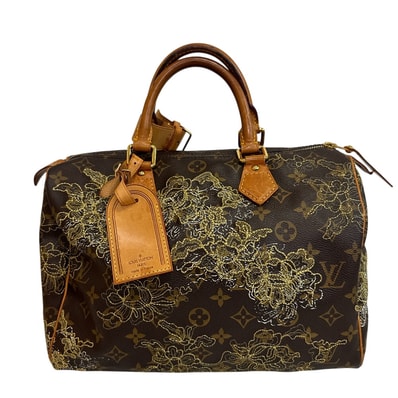ルイヴィトン LOUIS VUITTON ミニボストンバッグ モノグラムダンテェル アルジャン スピーディ30 ハンド M95398 ブラウン
