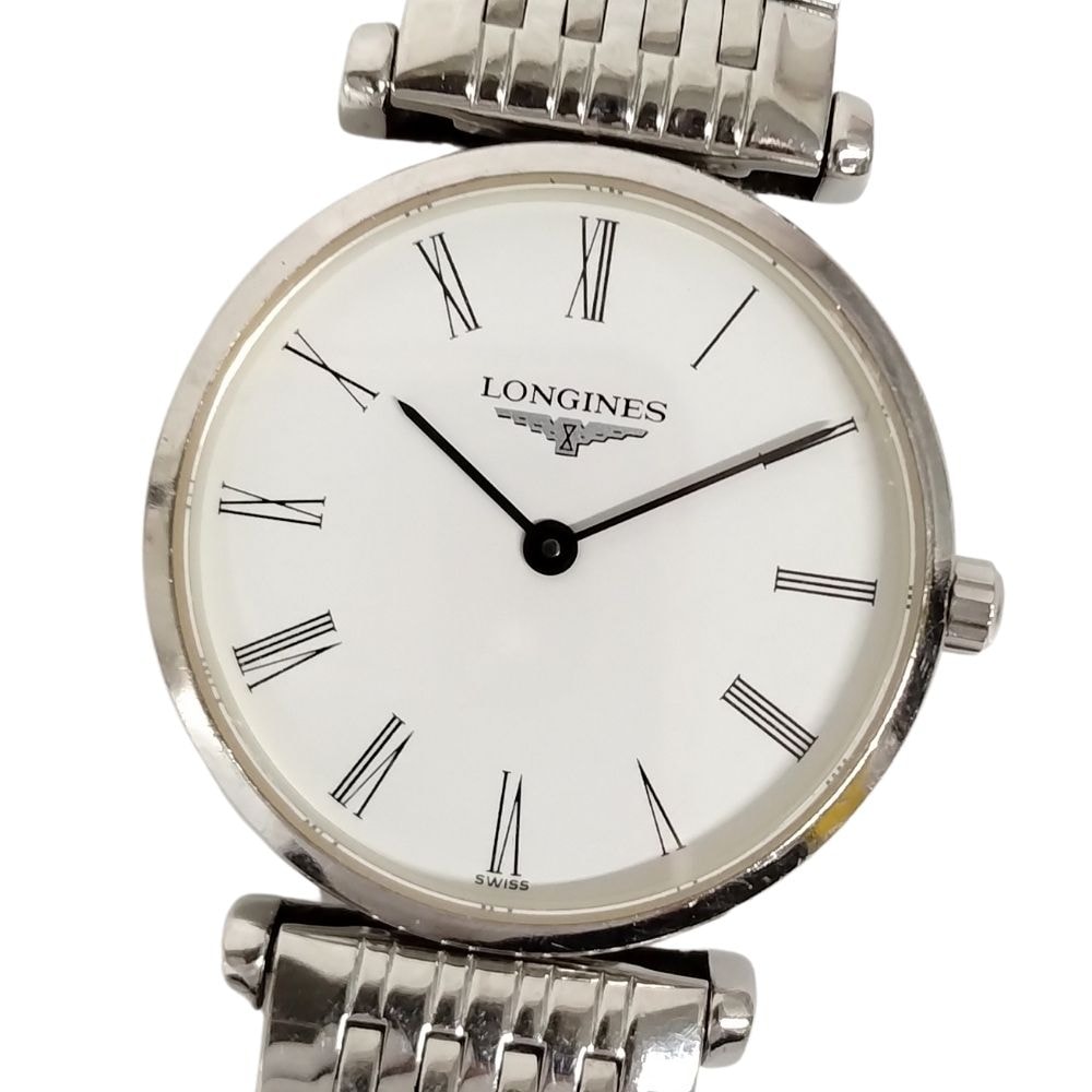LONGINES ロンジン L4.209.4 ラ グラン クラシック 白文字盤 クォーツ レディース 腕時計 正規品 / C452